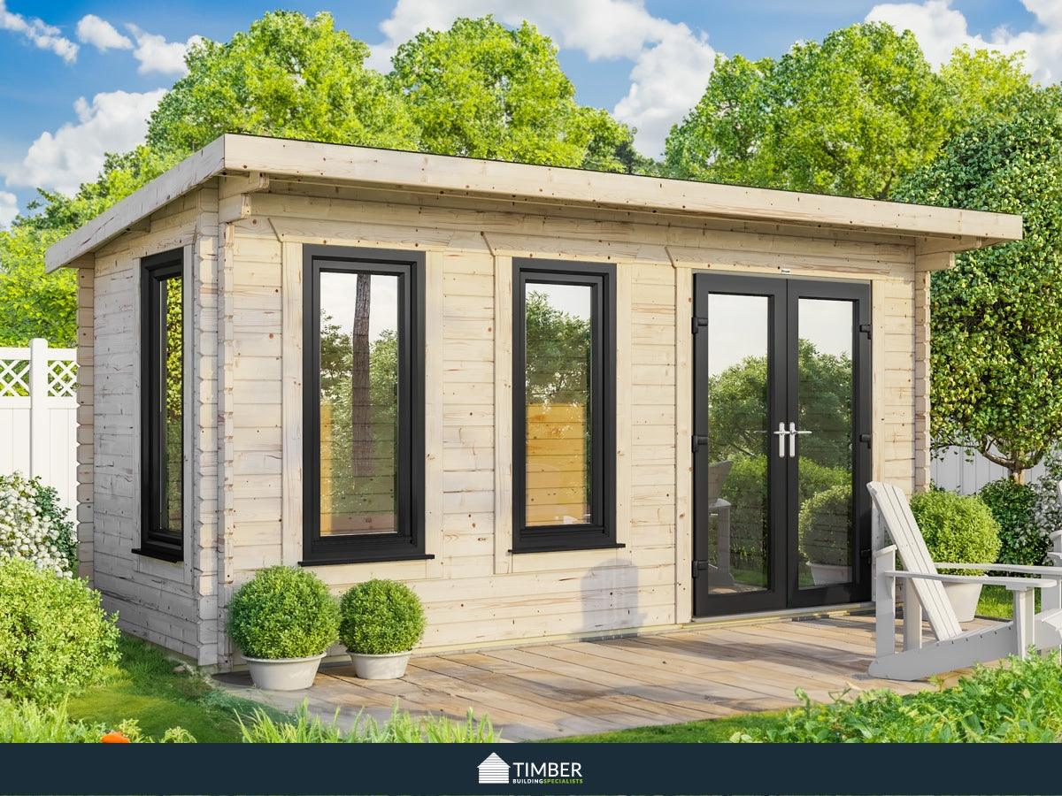 TBS UK Log Cabin | 5.5 x 2.4m - Timber Building Specialists