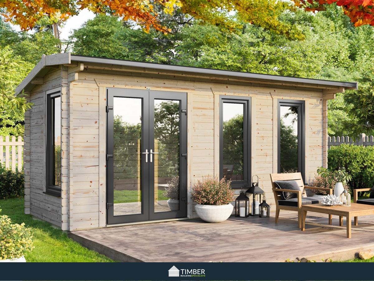 TBS UK Log Cabin | 6.0 x 2.4m - Timber Building Specialists