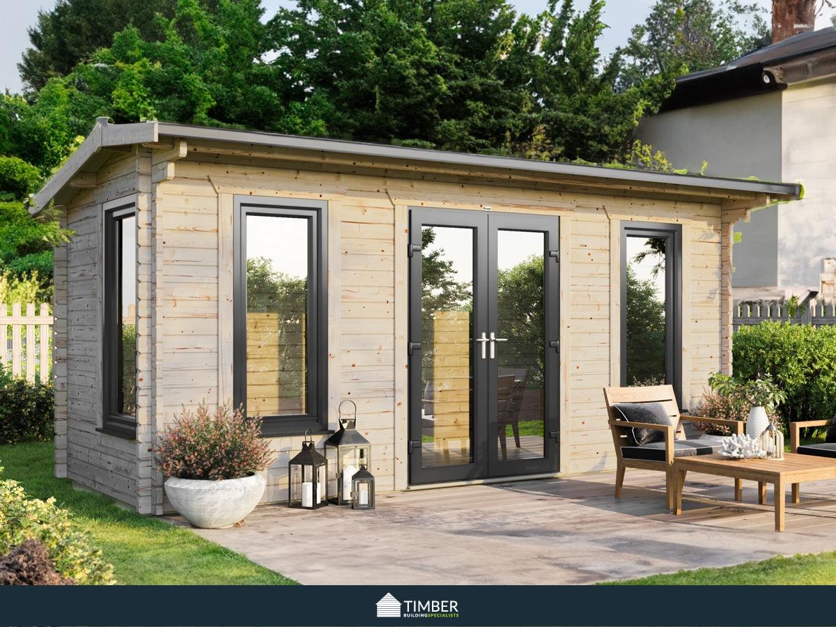 TBS UK Log Cabin | 6.0 x 2.4m - Timber Building Specialists