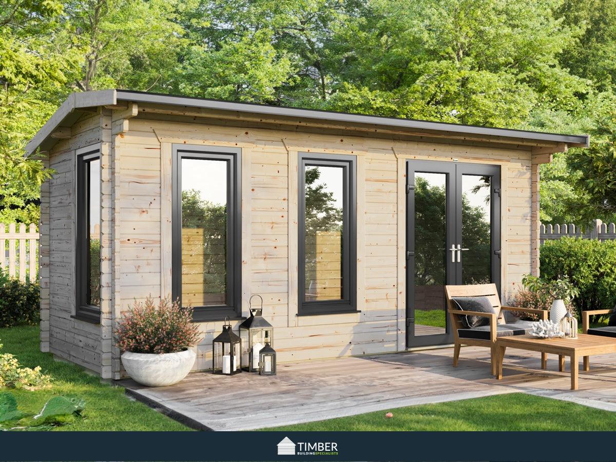 TBS UK Log Cabin | 6.0 x 2.4m - Timber Building Specialists