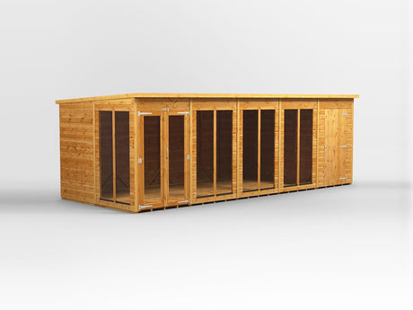 UK Summerhouse w/ Side Storage - Pent - Timber Building Specialists