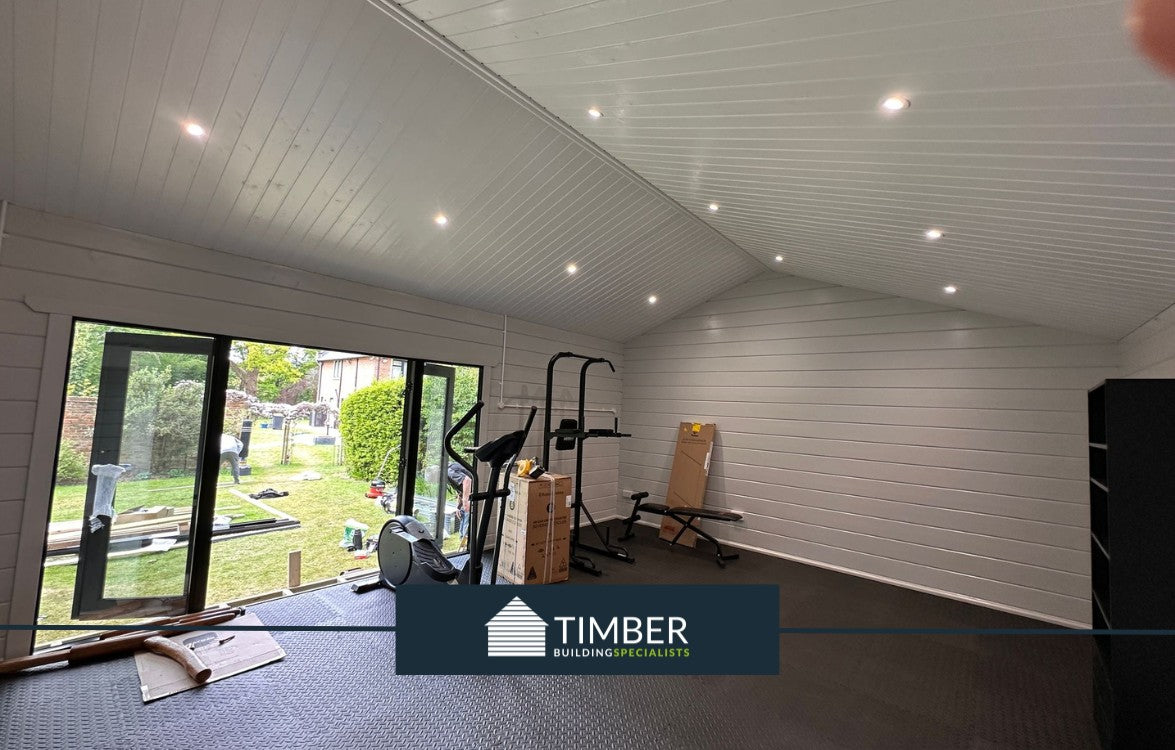 St George Golf Simulator Gym Lodge Log Cabin