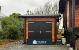 TBS187 Anglesey Log Cabin Lodge w/ Garage - 16.0x6.8m