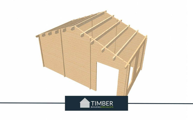 Belfry Golf Simulator Log Cabin | 7.0x4.0m - Timber Building Specialists