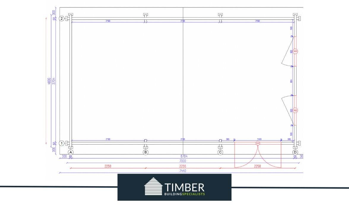 Belfry Golf Simulator Log Cabin | 7.0x4.0m - Timber Building Specialists