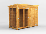 UK Summerhouse w/ Side Storage - Pent