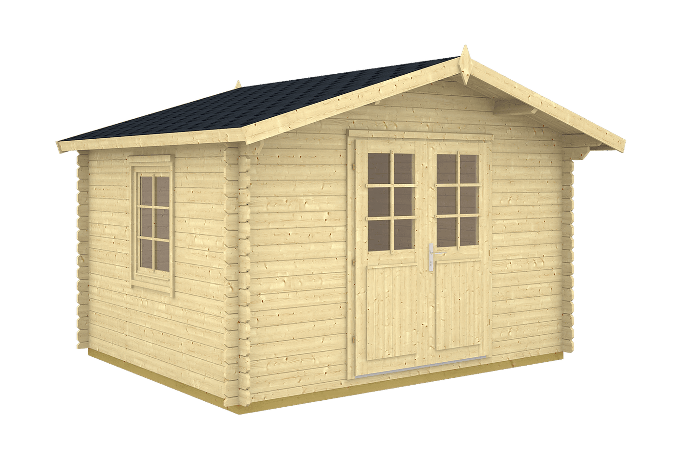ALABAMA Log Cabin | 3.5x3.0m - Timber Building Specialists