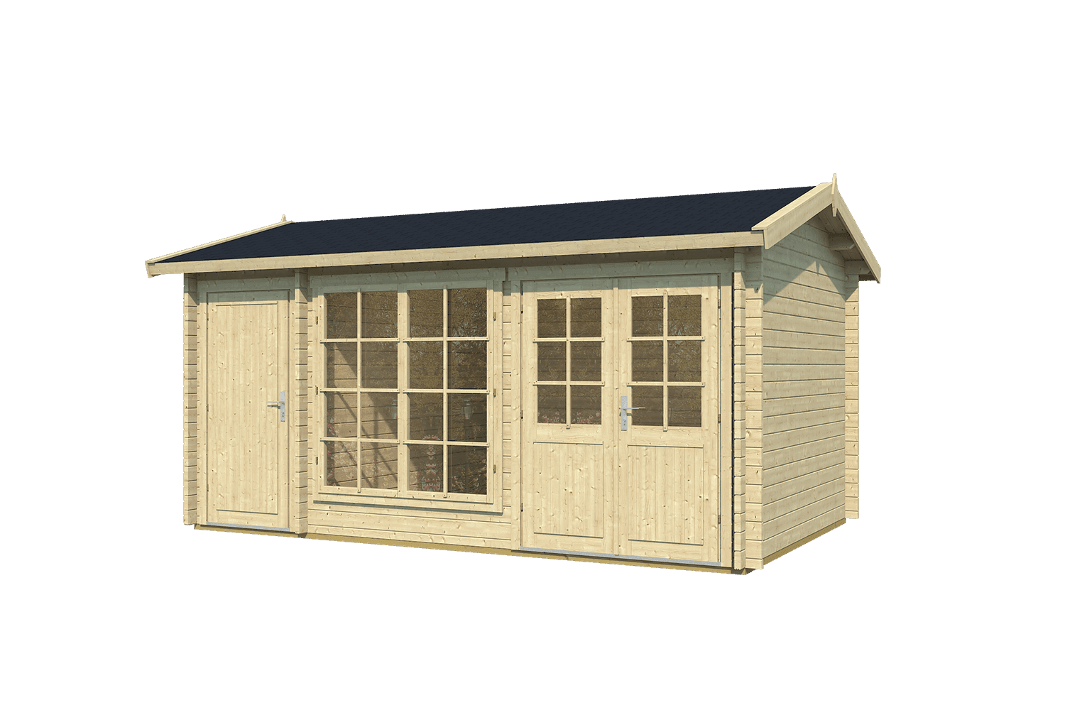 ANDREA Log Cabin | 4.7x3.0m - Timber Building Specialists