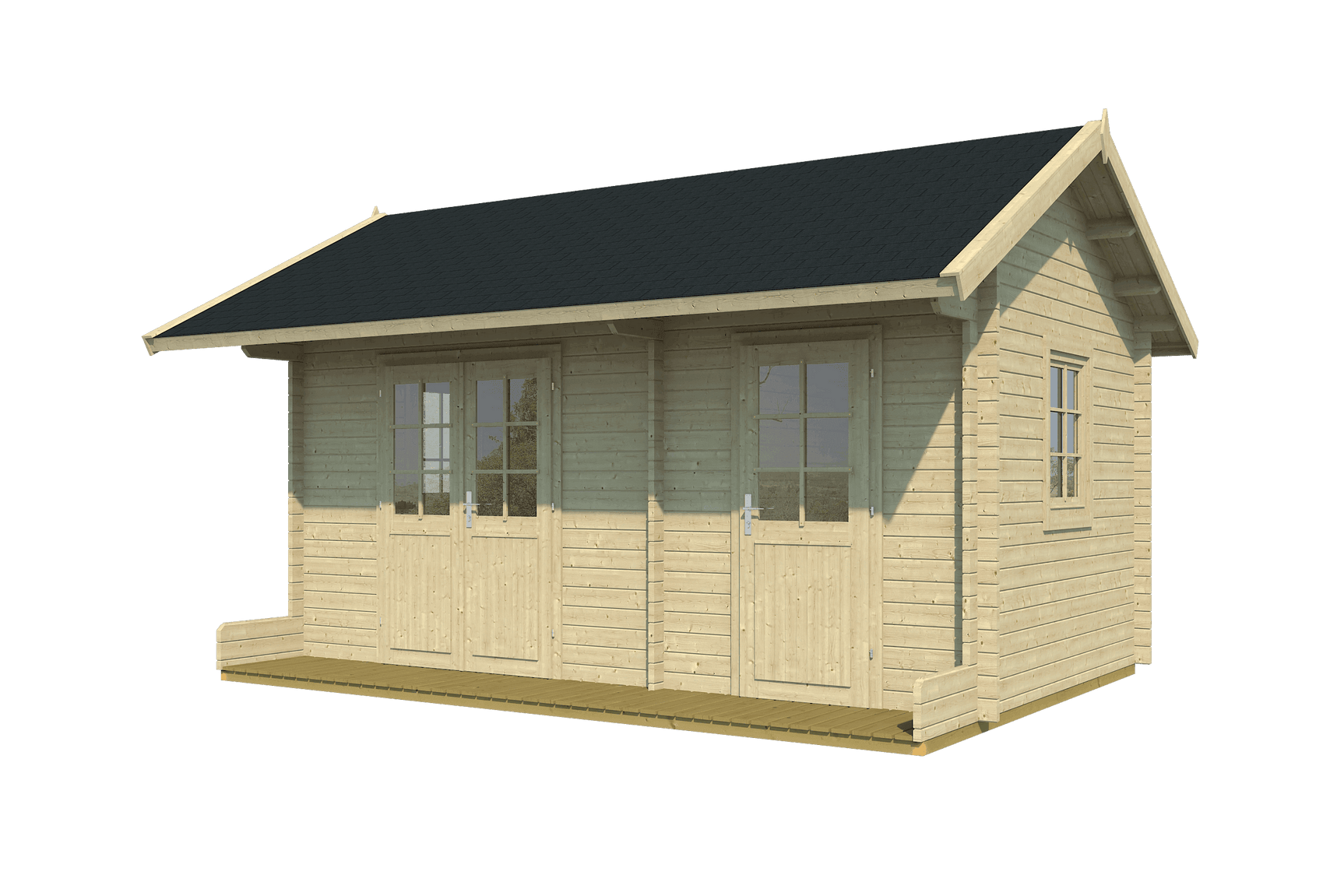 ANNIKA Log Cabin | 5.0x3.0m - Timber Building Specialists