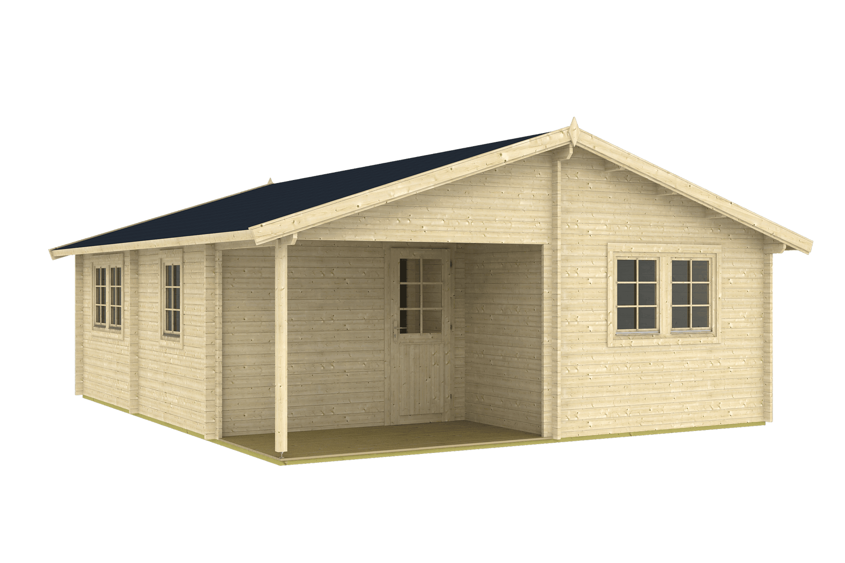 ARLANZON B Log Cabin | 6.3x7.4m