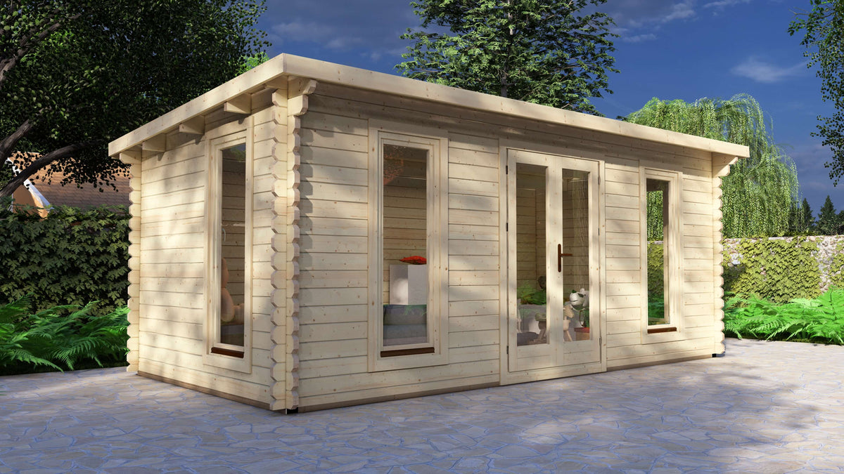 Ash Log Cabin | 6.0 x 3.0m