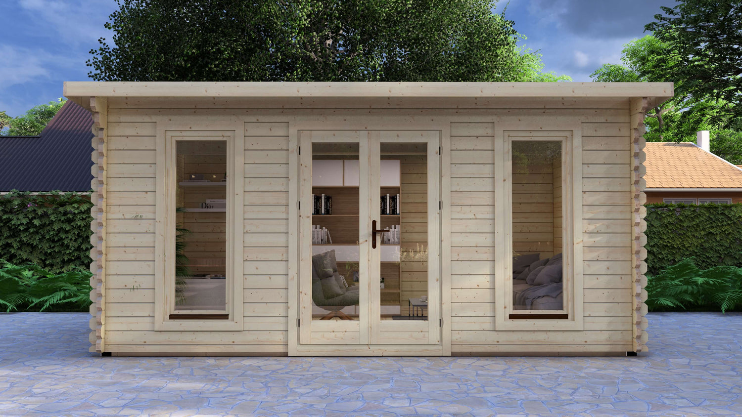 Beech Log Cabin | 5.0 x 3.0m