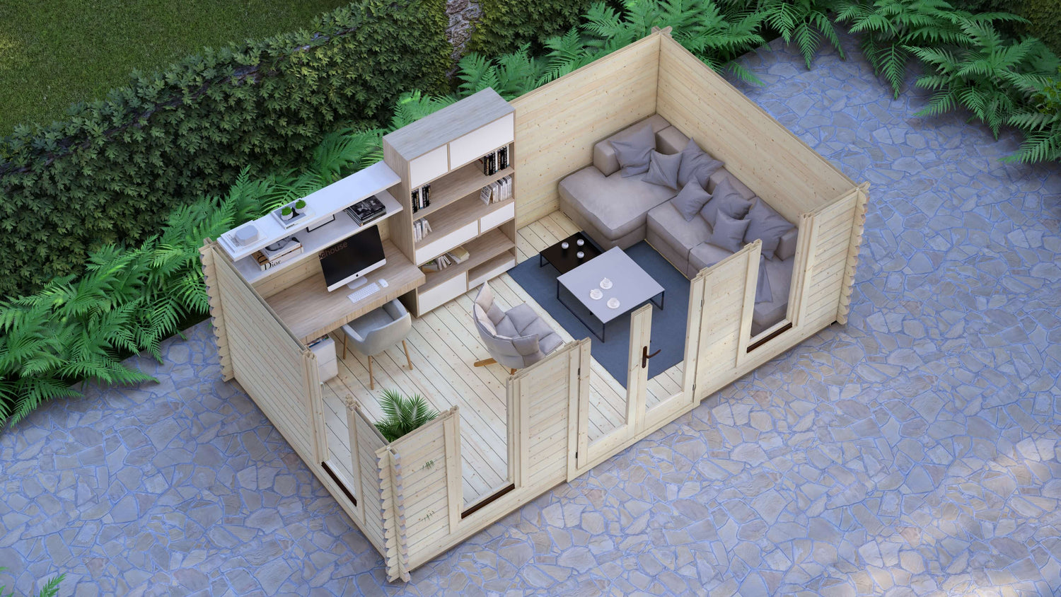 Beech Log Cabin | 5.0 x 3.0m