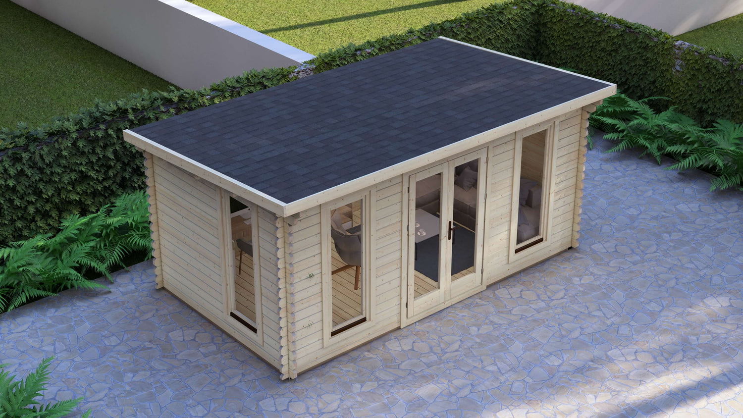 Beech Log Cabin | 5.0 x 3.0m