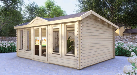 Birch Log Cabin | 5.5 x 4.0m