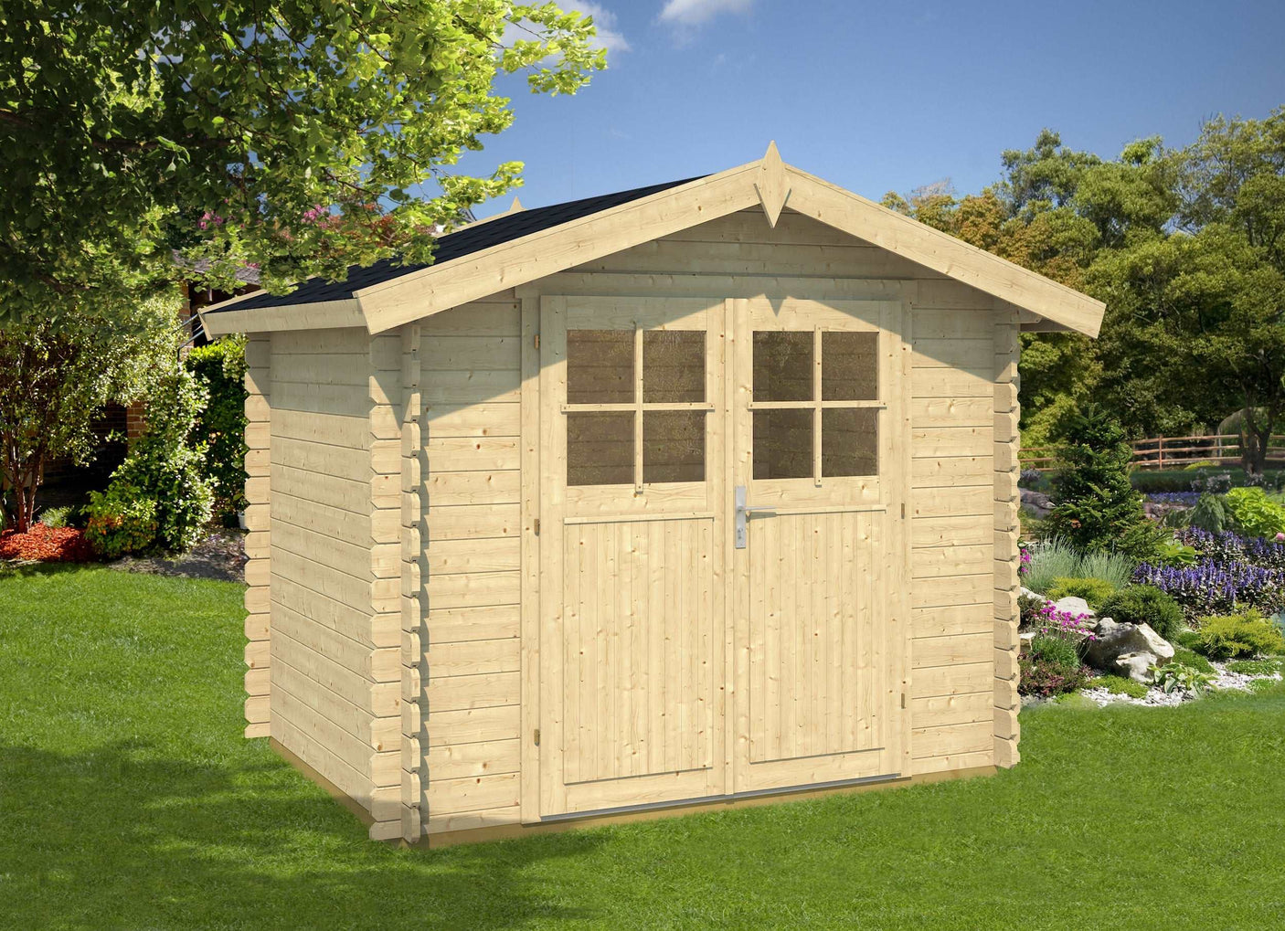 CAROL 2.6x2.0m Log Cabin