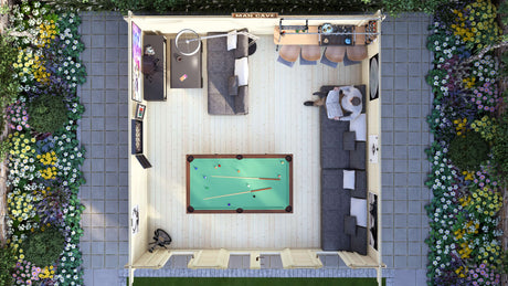 Cherry Log Cabin | 5.0 x 5.0m