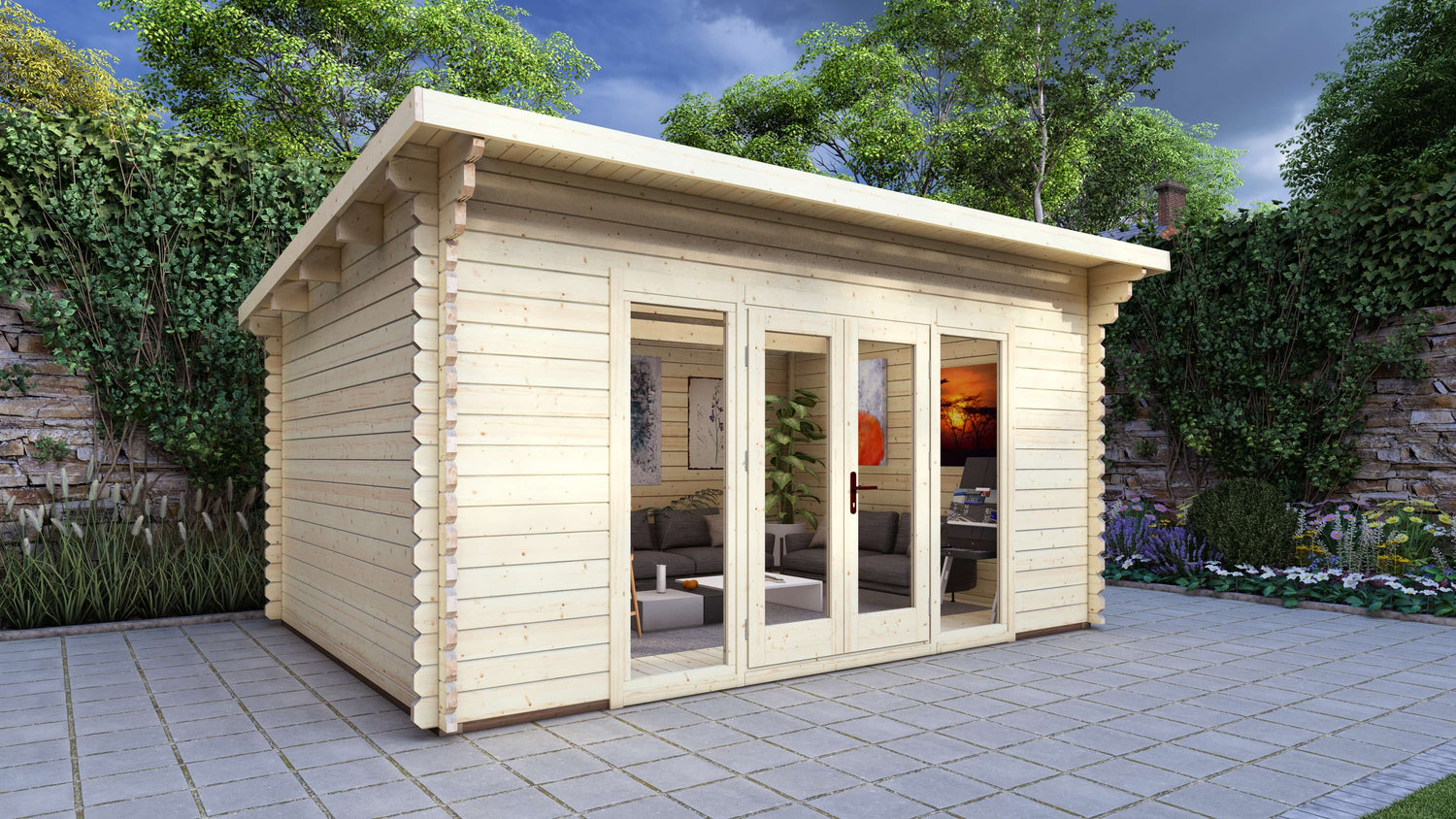 Chestnut Log Cabin | 4.7 x 3.5m