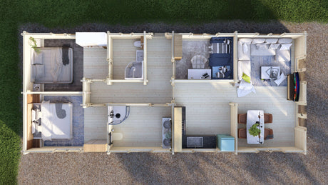 Clyde 3 Bed Lodge | 14x6m