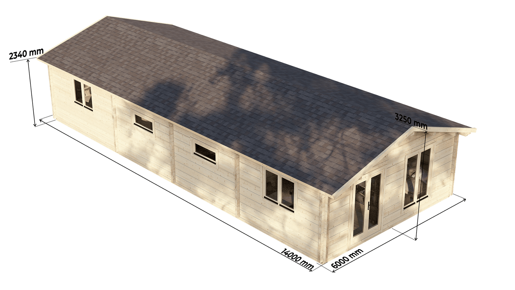 Clyde 3 Bed Lodge | 14x6m