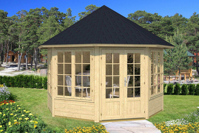 EMMA Log Cabin | 3.7x3.7m - Timber Building Specialists