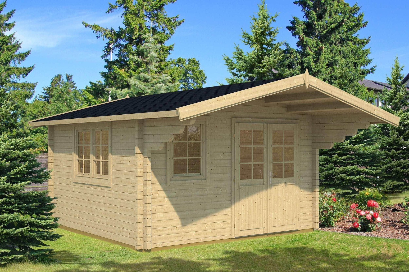 ENZO C 4.0x5.0m Log Cabin