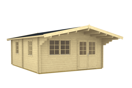 ENZO E Log Cabin | 5.0x6.0m - Timber Building Specialists