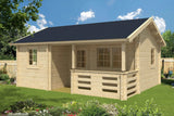 FALUN A Log Cabin | 6.0x5.0m - Timber Building Specialists