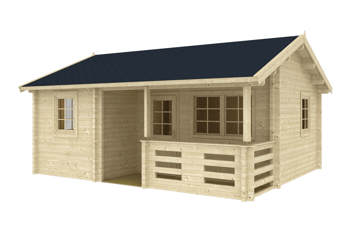 FALUN A 6.0x5.0m Log Cabin