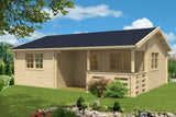 FALUN C Log Cabin | 7.8x6.0m - Timber Building Specialists