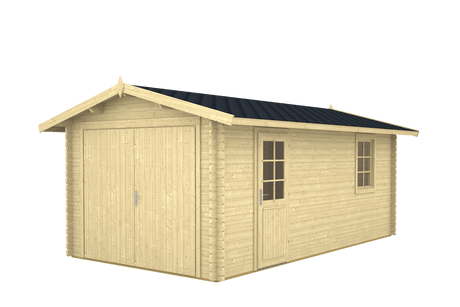 GARAGE-A 3.2x5.7m Log Cabin Garage