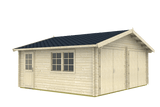 GARAGE-D Log Cabin Garage | 6.0x5.3m - Timber Building Specialists