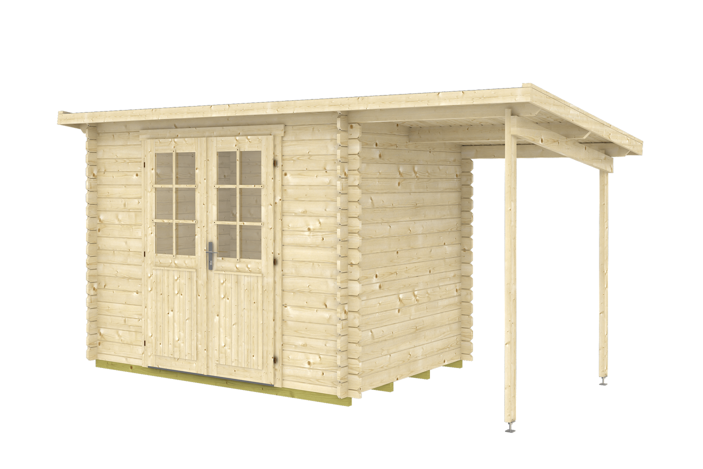 GLORIA-A+ 2.9x2.0m Log Cabin 2