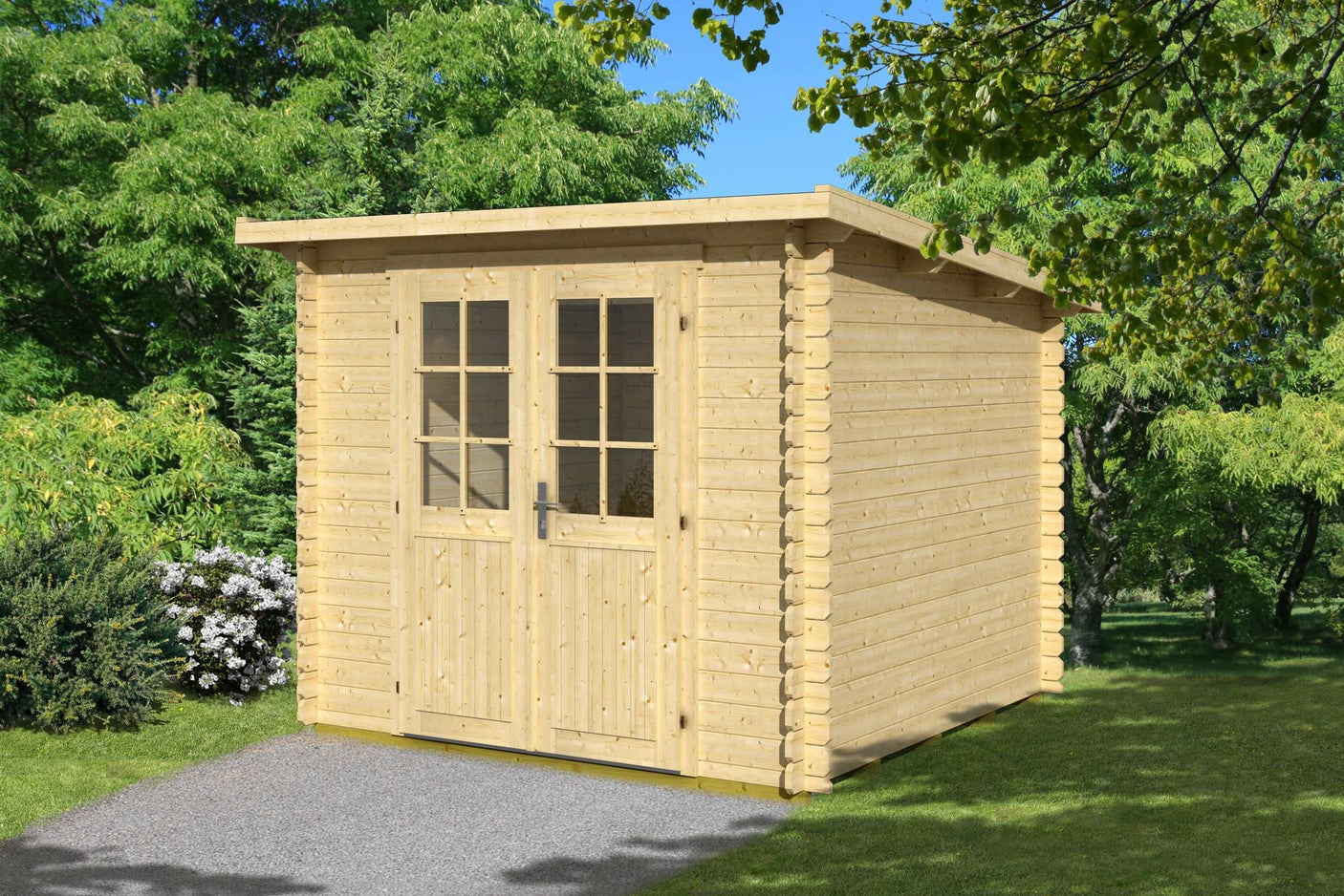 GLORIA-D Log Cabin | 2.9x2.9m