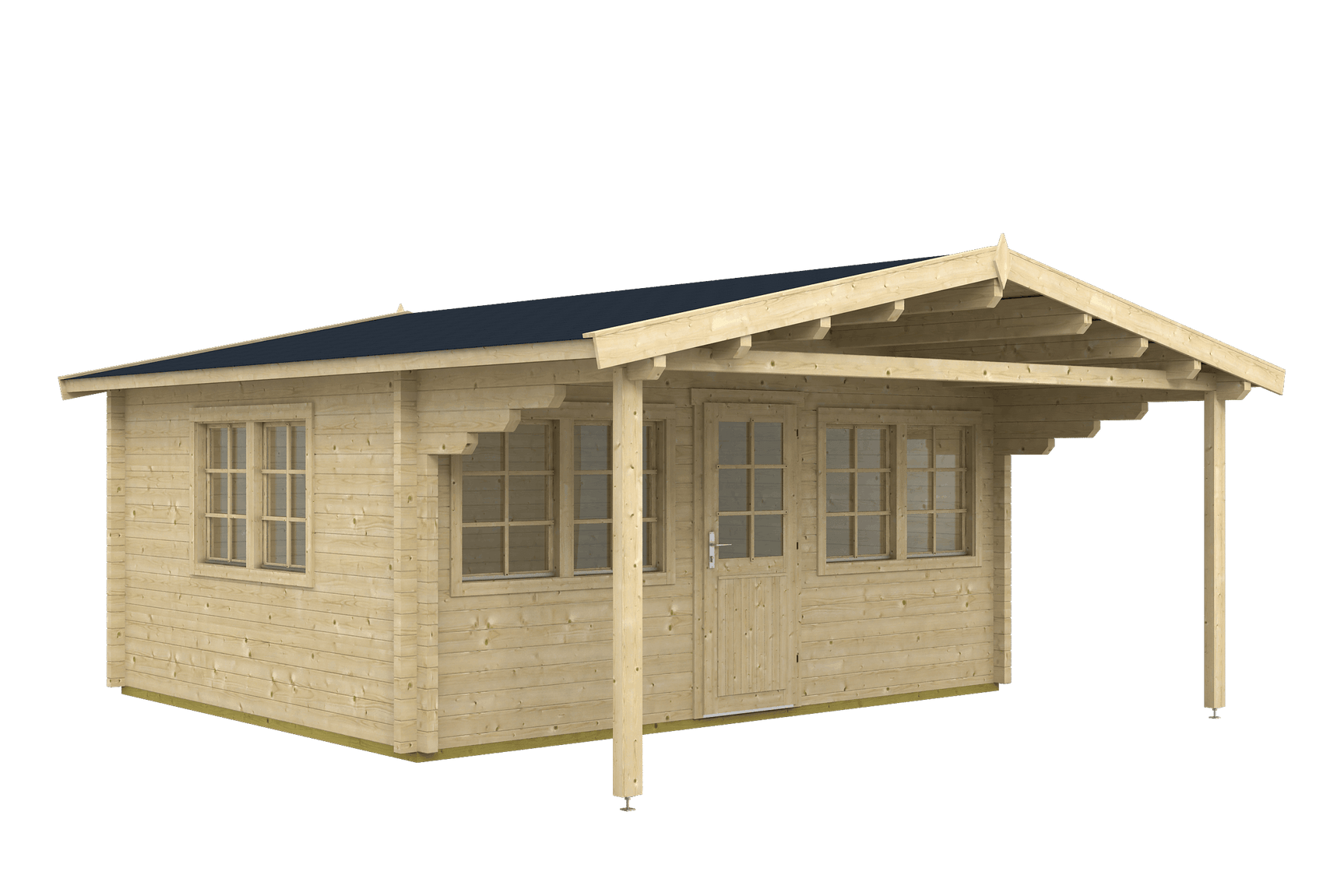 GORBEA A Log Cabin | 5.0x4.0m - Timber Building Specialists