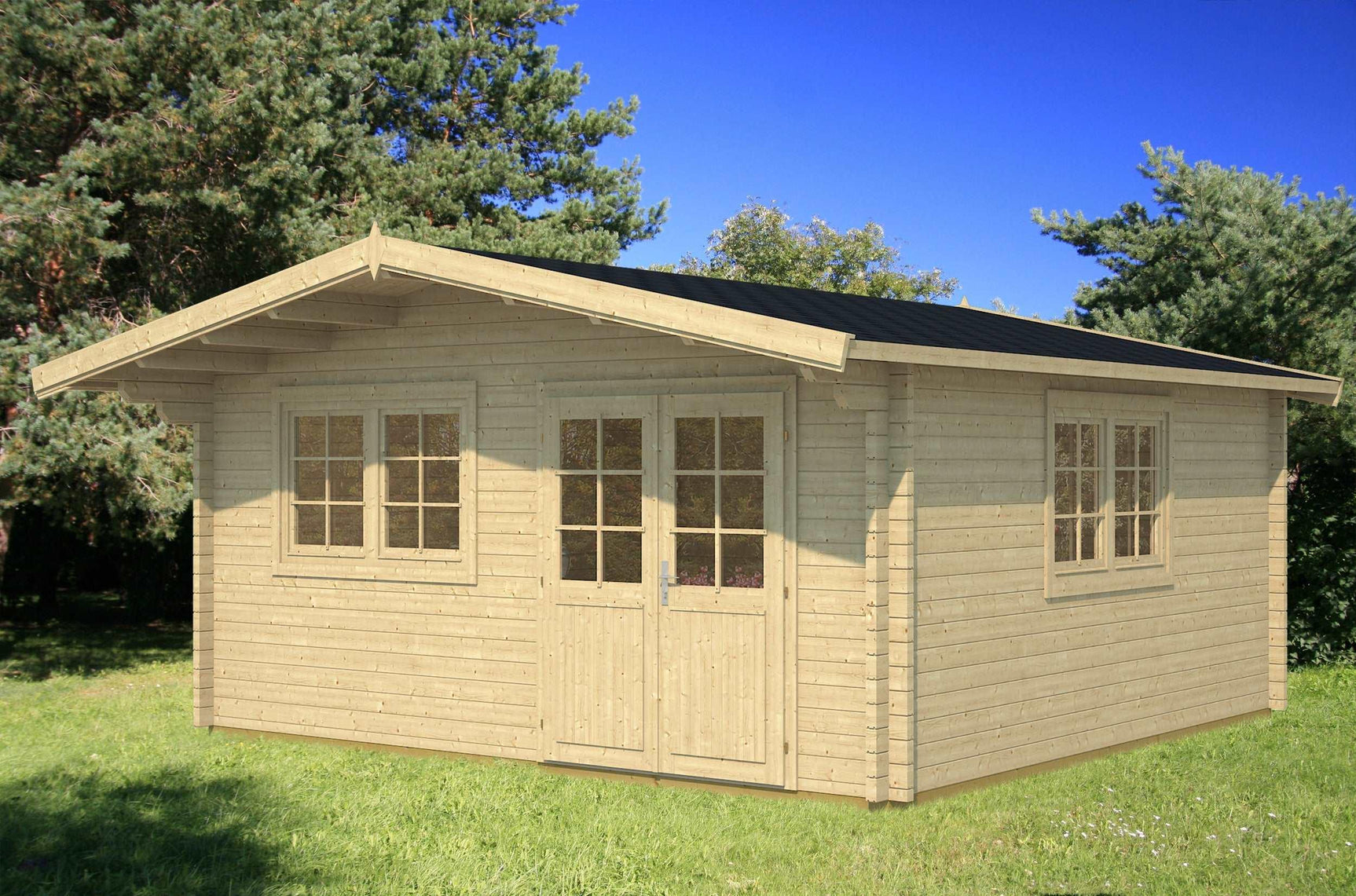 GOTEBORG C Log Cabin | 5.6x4.1m - Timber Building Specialists