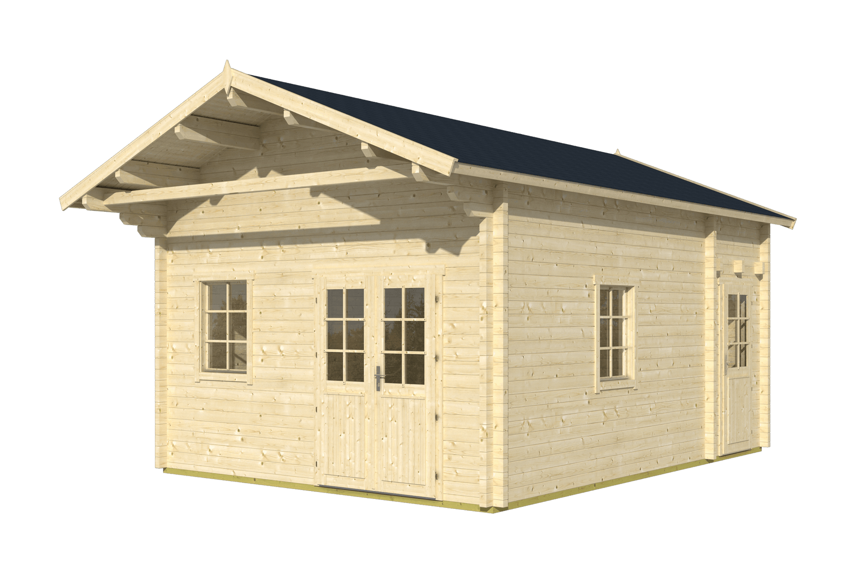 GOTLAND C + Sleeping Loft | 4.4x6.0m - Timber Building Specialists