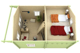 GOTLAND F + Sleeping Loft | 4.4x6.0m - Timber Building Specialists