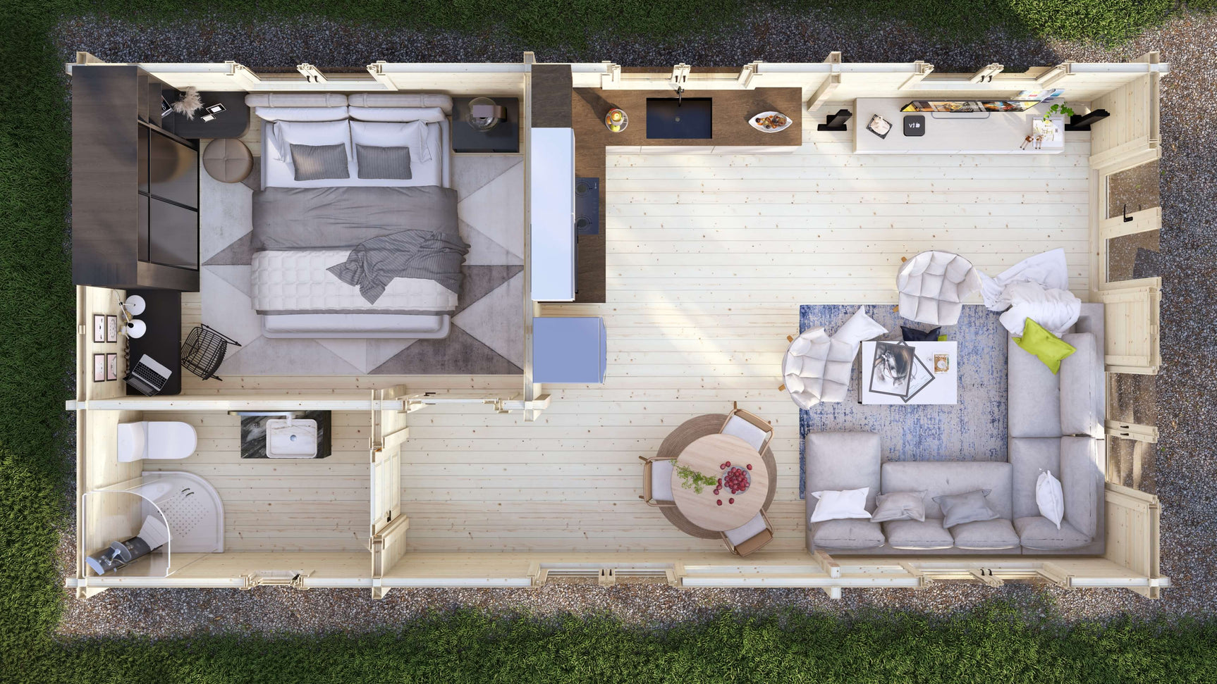 Great Ouse 1 Bed Lodge | 10x5m