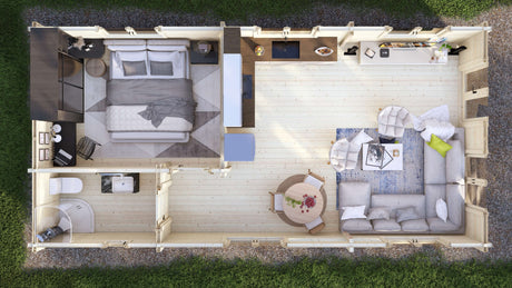 Great Ouse 1 Bed Lodge | 10x5m