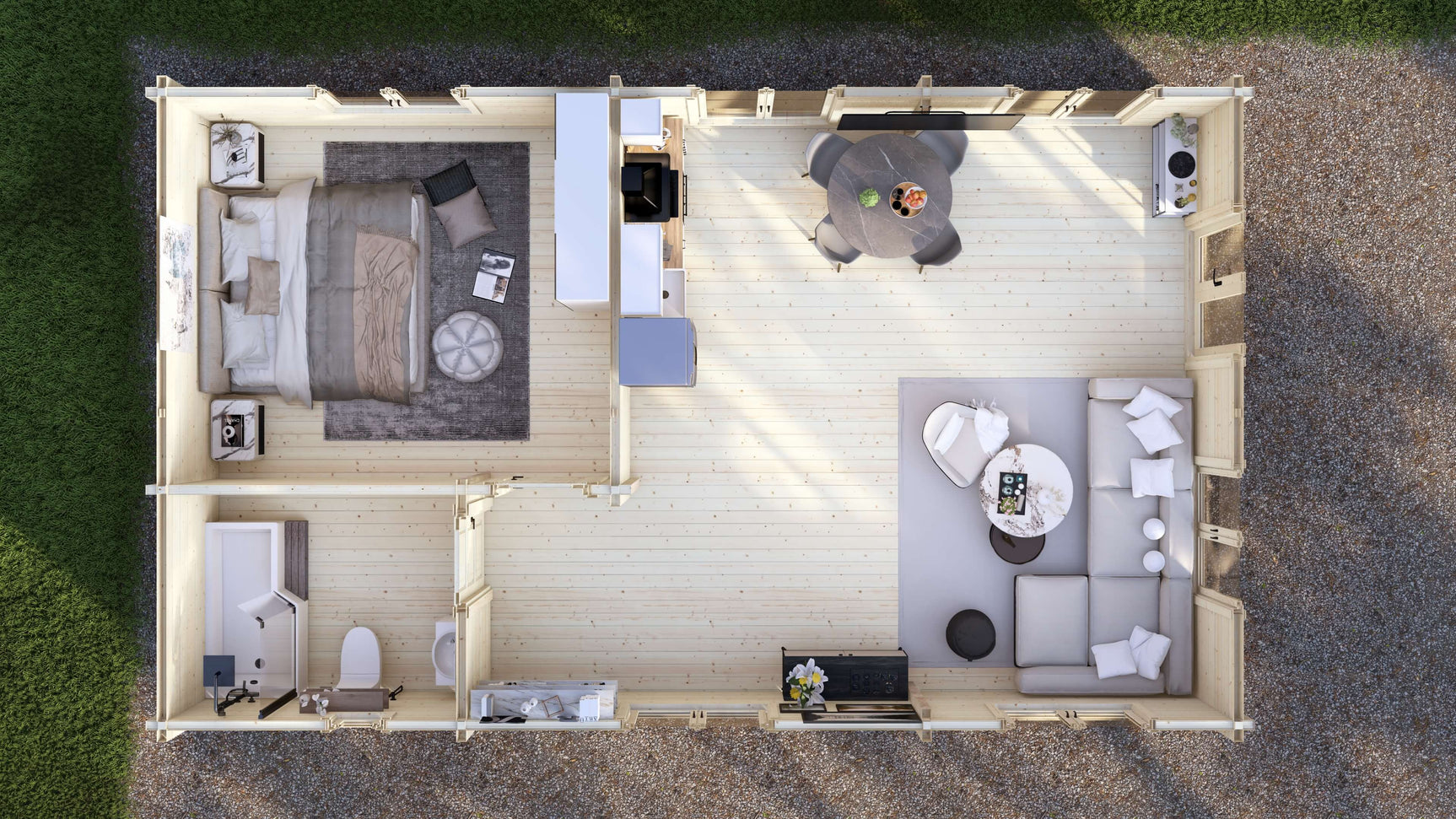 Great Ouse 1 Bed Lodge | 10x6m