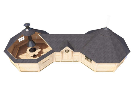MELISSA BBQ Grill Cabin | 38m2 - Timber Building Specialists