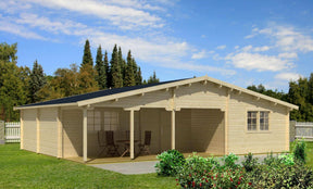 KRISTINA Log Cabin | 10.5x8.5m - Lodge Log Cabin - Timber Building Specialists