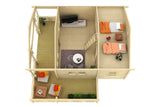 MANTOVA + Sleeping Loft | 6.0x6.0m - Timber Building Specialists