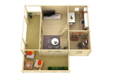 MANTOVA + Sleeping Loft | 6.0x6.0m - Timber Building Specialists