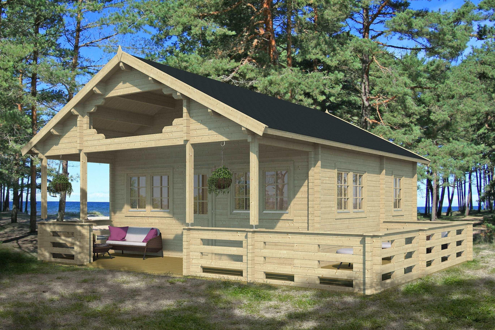 MANTOVA + Sleeping Loft | 6.0x6.0m - Timber Building Specialists
