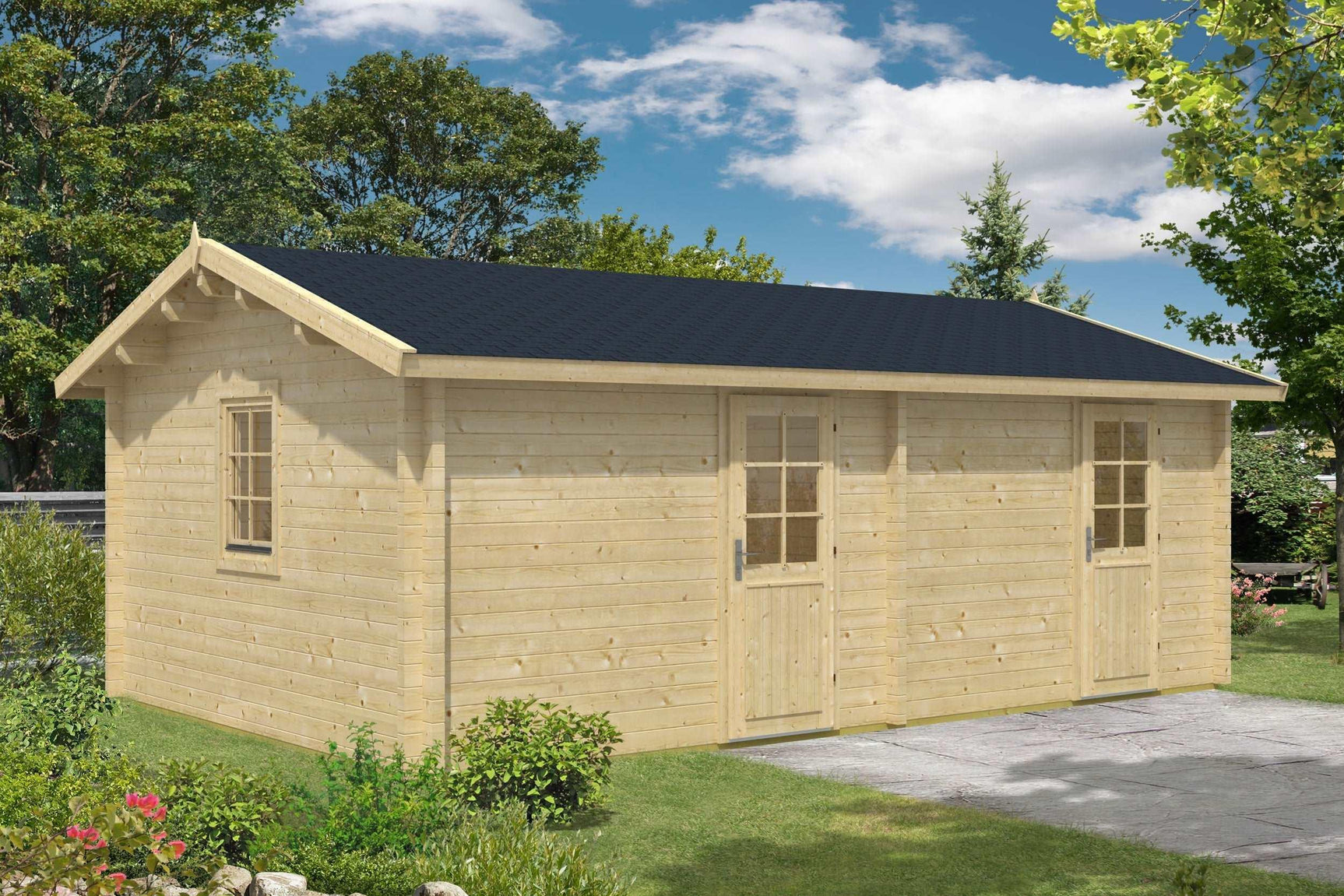 MIKKO Log Cabin | 6.2x4.2m - Timber Building Specialists