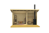 MODERNI PIHA SAUNA 15 Sauna Log Cabin | 4.7x2.4m - Timber Building Specialists