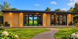 Oak Hill Golf Simulator Log Cabin | 15.0x5.5m