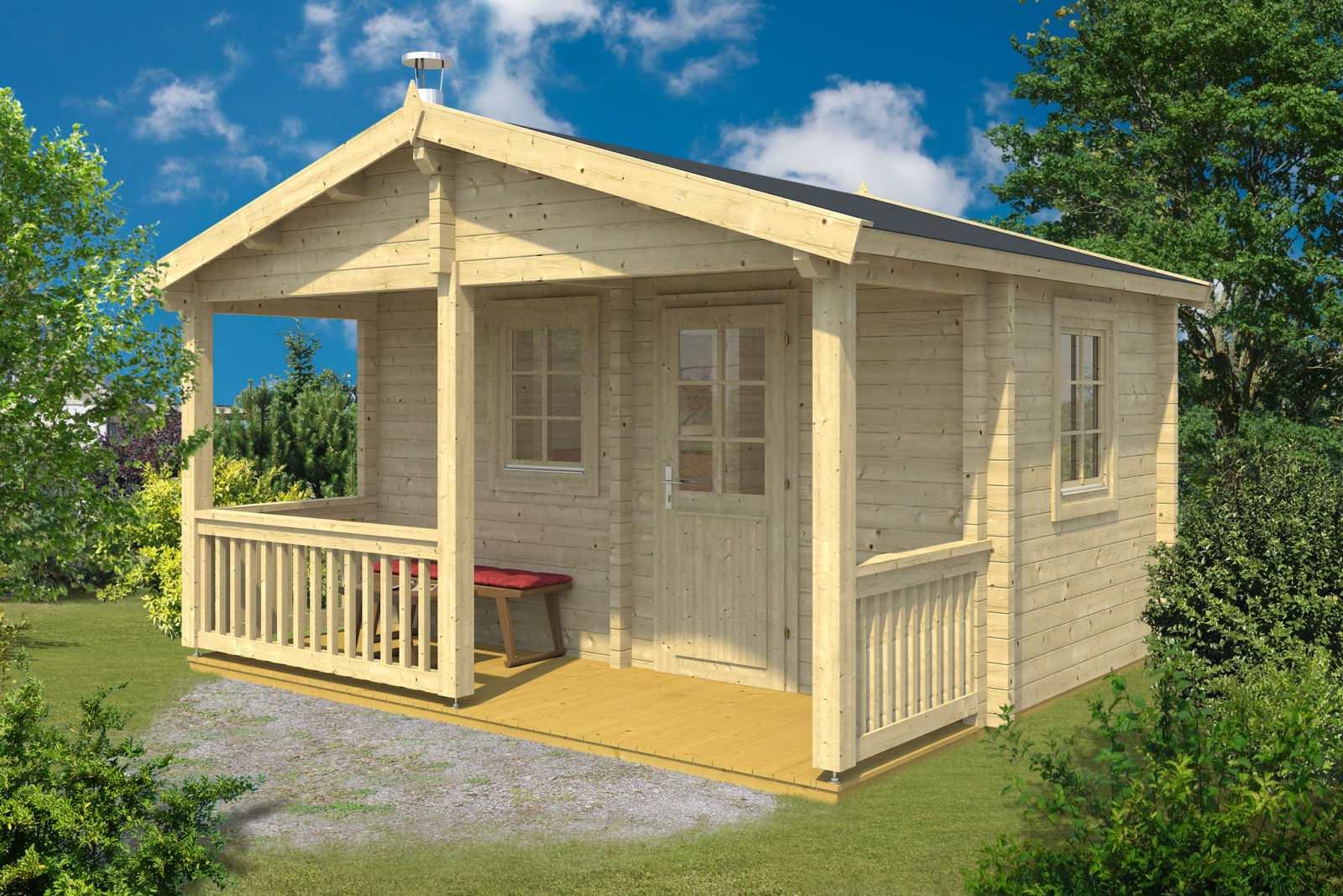 KALEVI Sauna Log Cabin | 3.8x4.4m - Timber Building Specialists
